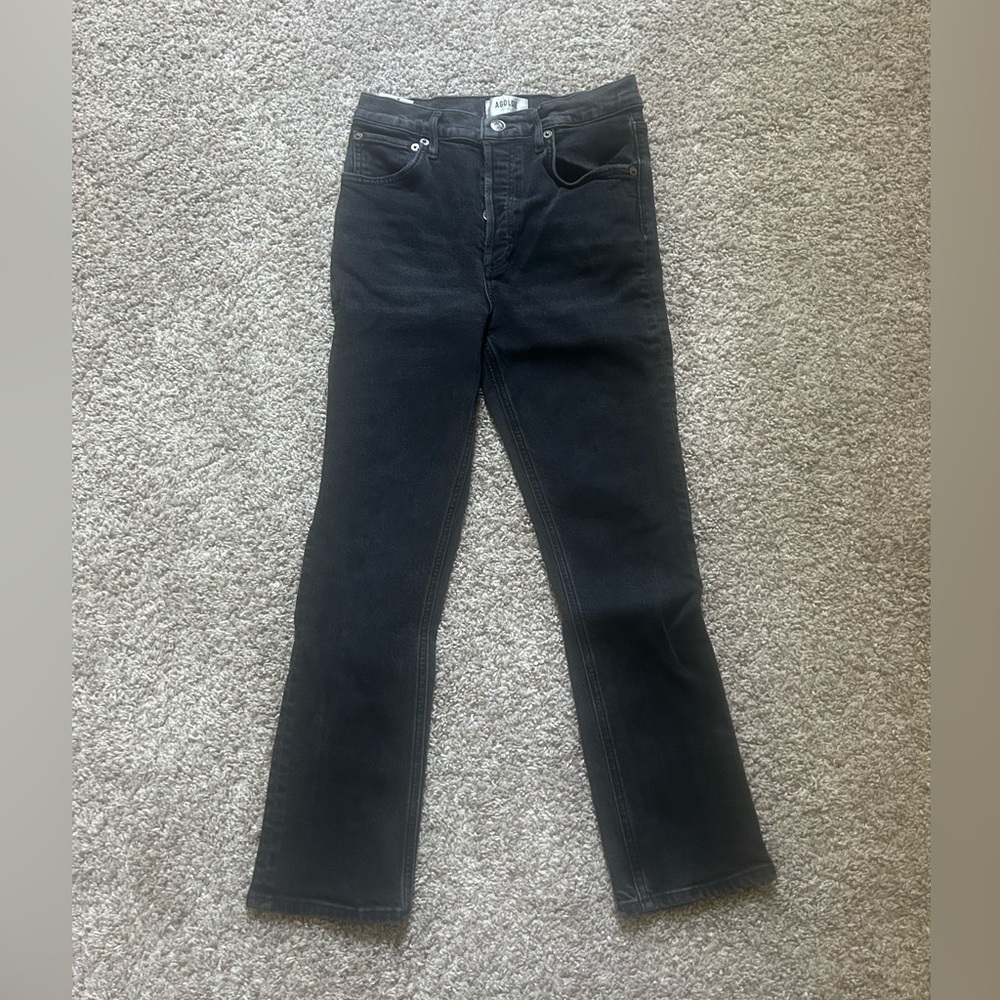 AGOLDE Riley High-Rise Straight Crop Jean Size 26